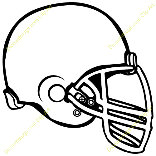 Football Helmet Clipart Black And White   Clipart Panda   Free Clipart    