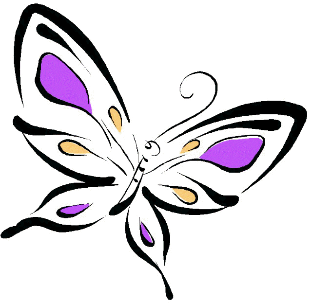 Purple Butterfly Clipart   Clipart Panda   Free Clipart Images