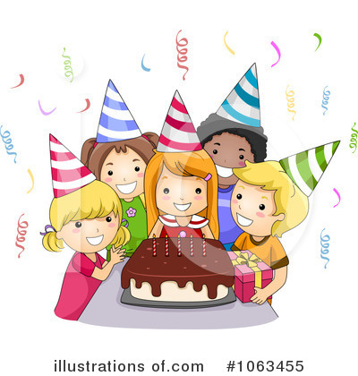 Royalty Free  Rf  Birthday Party Clipart Illustration  1063455 By Bnp
