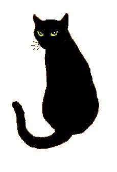 Skullblossom  Free Web Graphics And Clipart  Free Halloween Black Cat