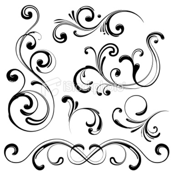 Swirl Design Elements   Free Images At Clker Com   Vector Clip Art