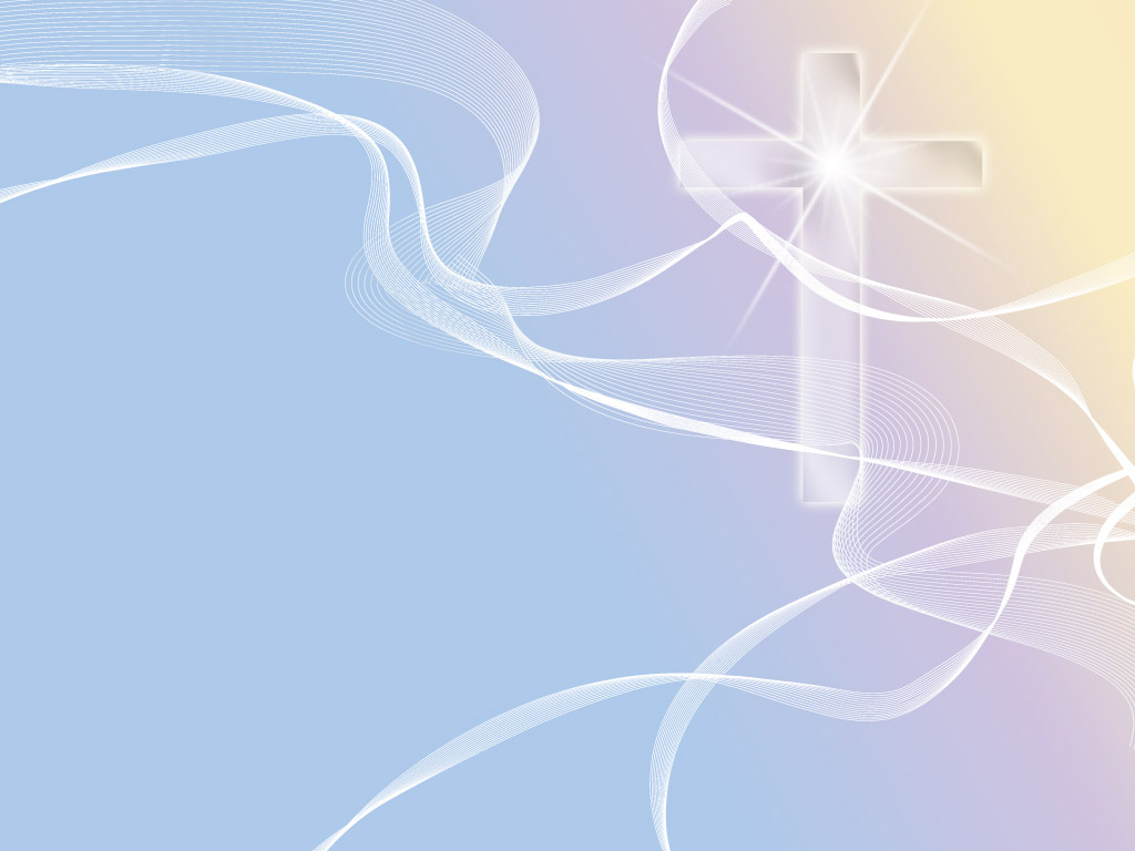 Blue Christian Cross Background Wallpaper For Powerpoint Presentations