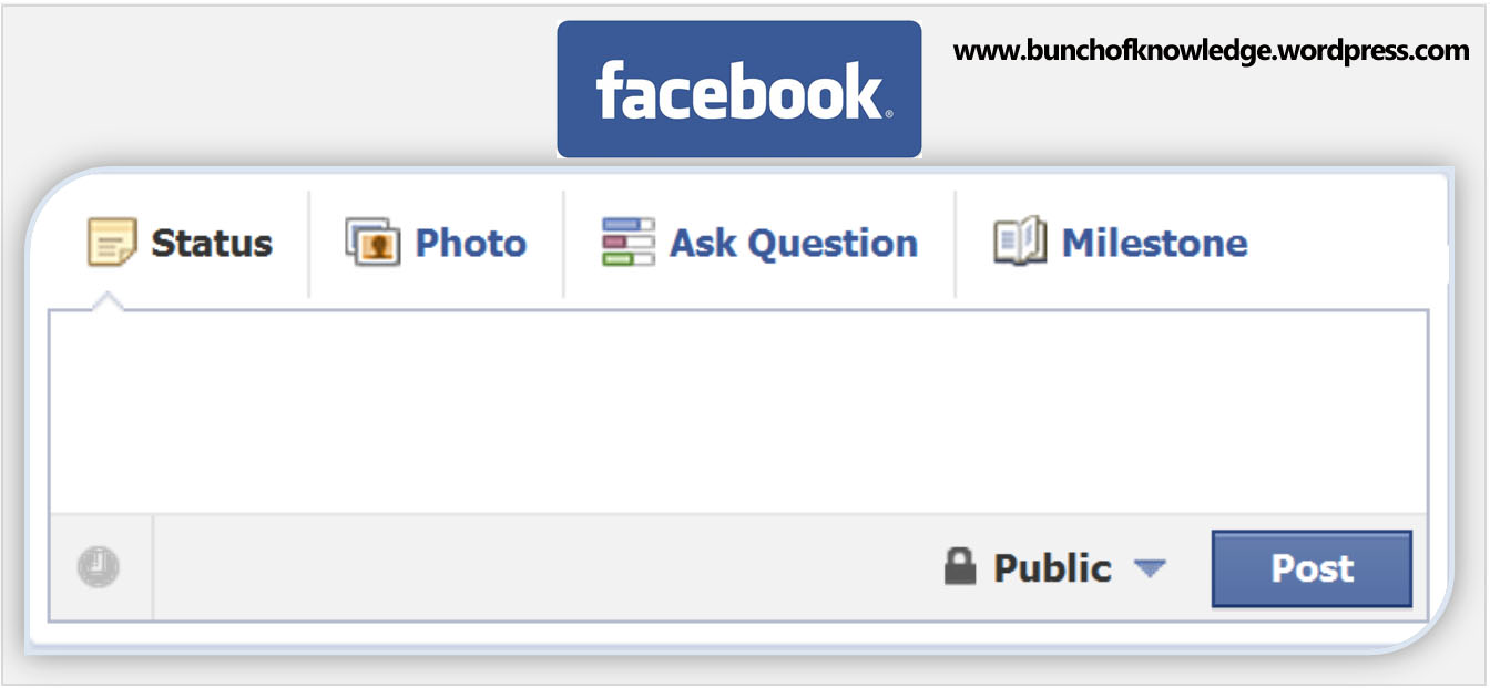 How To Publish Single Line Or Multiple Line Blank Status On Facebook