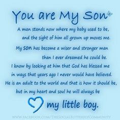 Sons  Are Treasure From God With So Many Blessings  On Pinterest