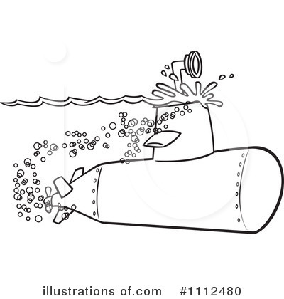 Submarine Clipart  1112480 By Ron Leishman   Royalty Free  Rf  Stock