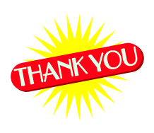 Thank You Clip Art Black And White   Clipart Panda   Free Clipart    