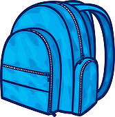 Bag Pack  Backpack School Bag    Clipart Graphic