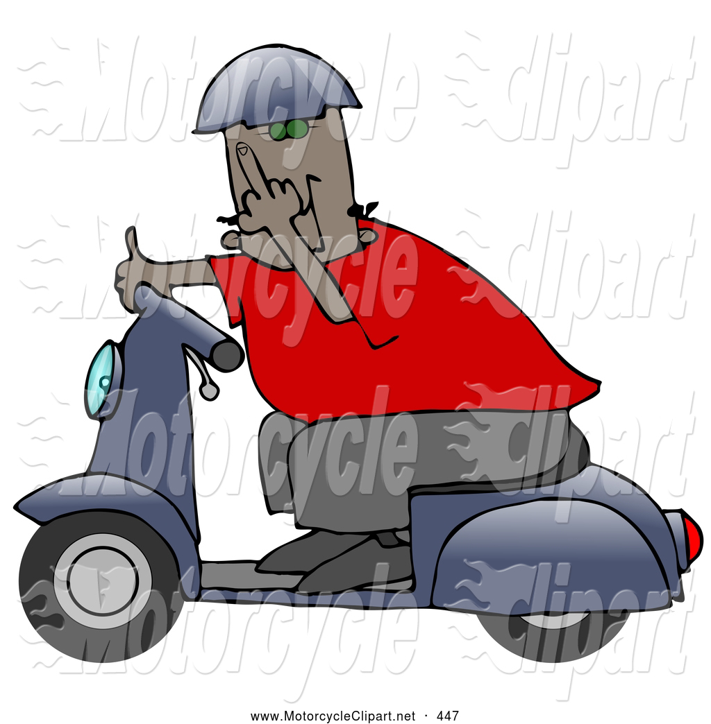 Being Rude Clipart Stock Motorcycle Clipart