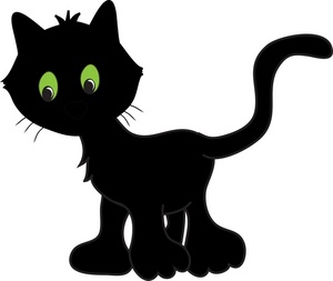 Black Cat Clip Art Images Black Cat Stock Photos   Clipart Black Cat