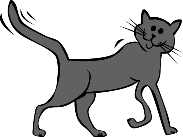 Cartoon Cat 3 Clip Art At Clker Com   Vector Clip Art Online Royalty