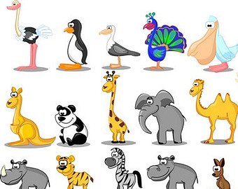 Cartoon Zoo Animals   Clipart Best
