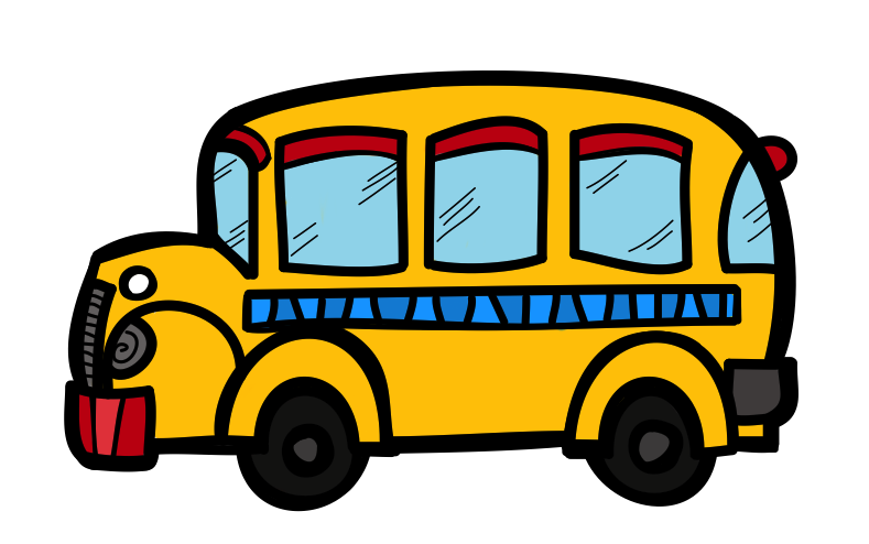 Chalkboard  Free School Bus Clipart And Kids Bundle Mega Sale