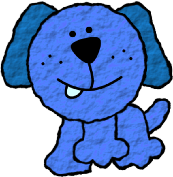 Dog Smiling With Toung Oute   Vector Clip Art