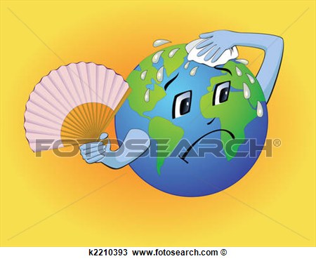 Drawing   Earth Needs To Cool Down   Fotosearch   Search Clipart    