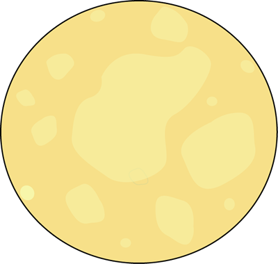 Full Yellow Moon Clipart Images   Pictures   Becuo