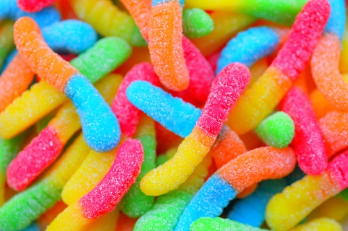 Gummy Worms  I Have No Clue What It Is About Sour Sweet Regular Gummy