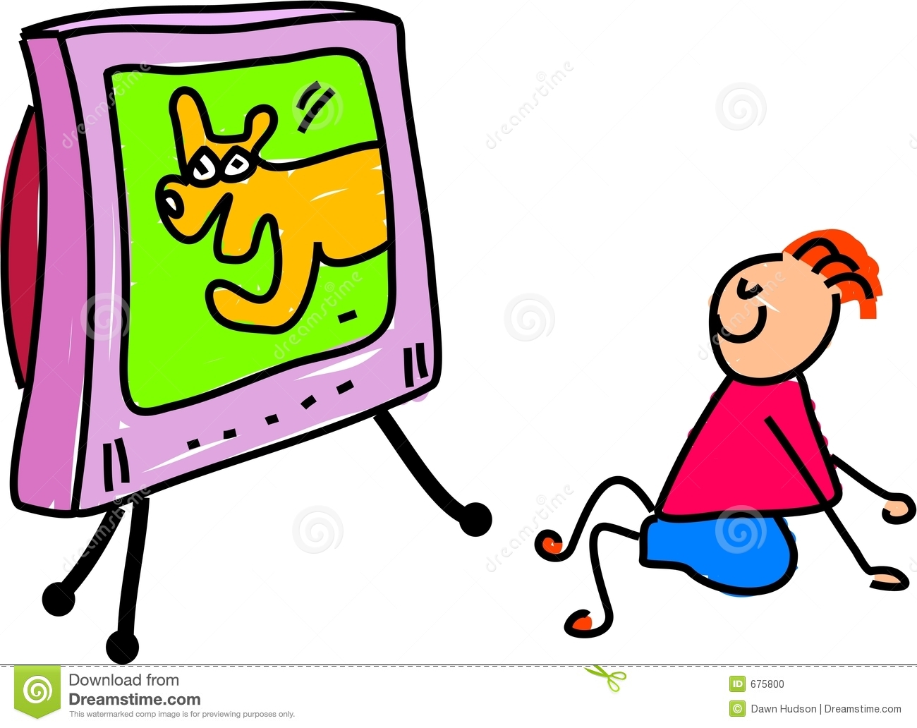 Kids Watching Tv Clipart   Clipart Panda   Free Clipart Images