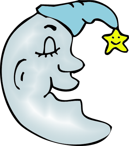Man In The Moon Blue Png Clipart By Clipartcotttage On Deviantart