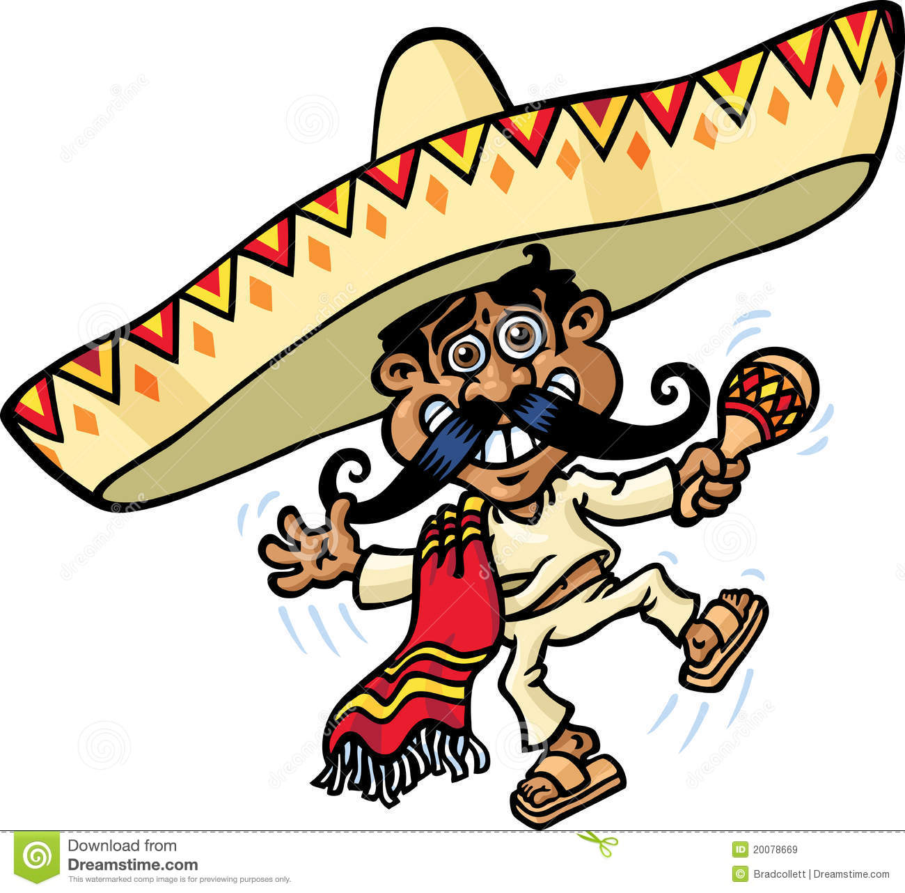 Mexican Man S Singing And Dancing