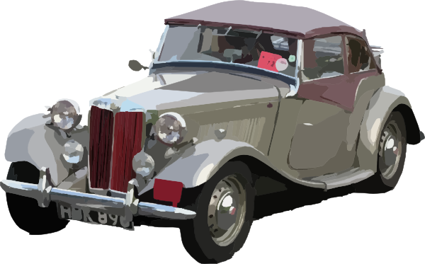 Old Style Car Clip Art At Clker Com   Vector Clip Art Online Royalty    