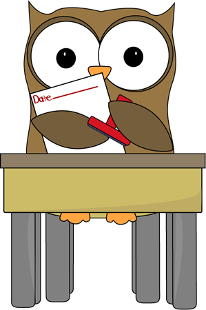 Owl Date Stamper Clip Art   Owl Date Stamper Vector Image
