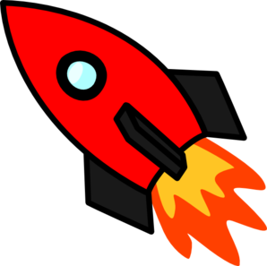 Red Rocket Clip Art At Clker Com   Vector Clip Art Online Royalty