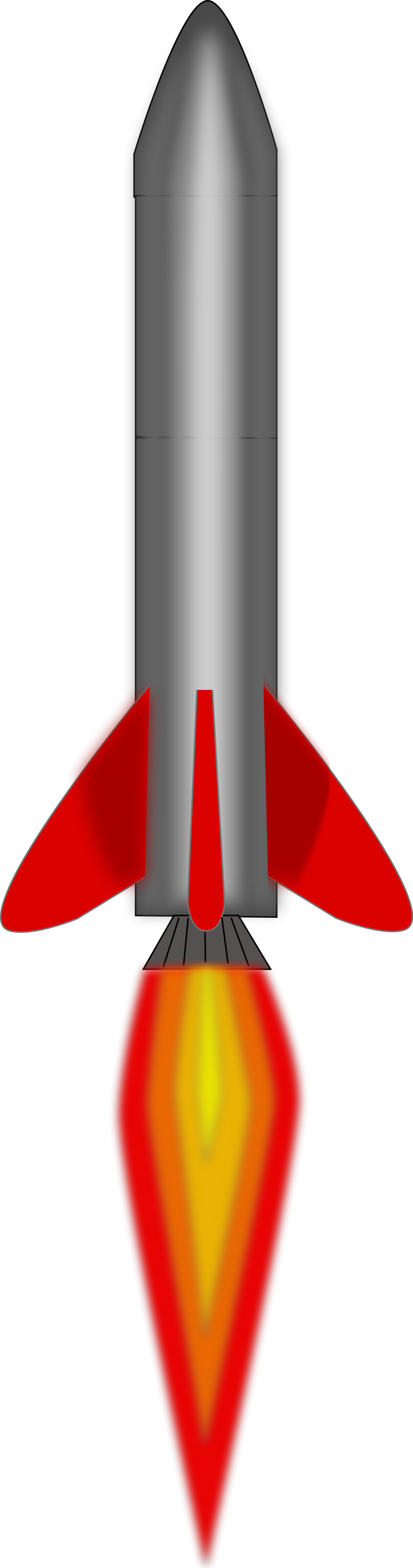 Rocket   Free Stock Photo   Illustration Of A Red Rocket     16619