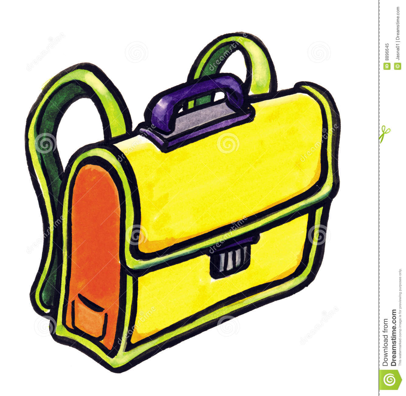School Bag Clipart Vector   
