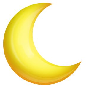 Yellow Moon Clipart Published By Child Injury Lawy