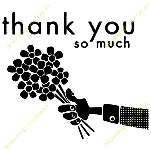 Clipart 10562 Thank You So Much   Thank You So Much Mugs T Shirts