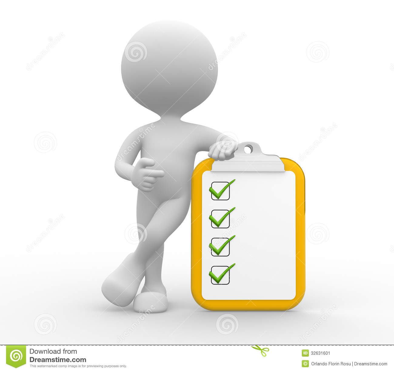 Clipboard And Checklist  Stock Image   Image  32631601