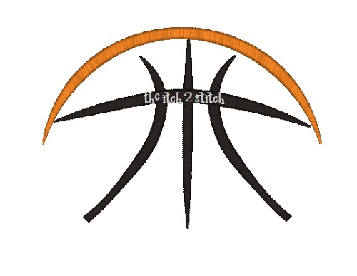 Half Basketball Design Half Basketball