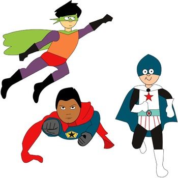 Nickel Clipart For Teachers Superhero Clipart Kids   Superhero Theme    