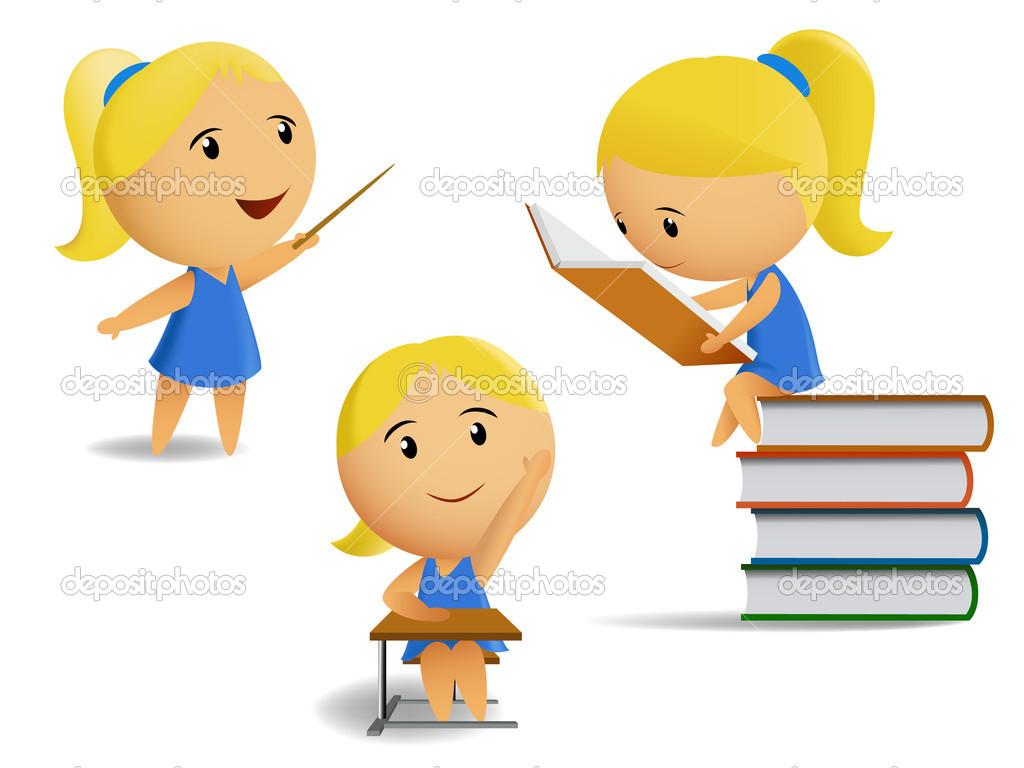 Of Student School Girls Stock Illustration Images Students In Clipart