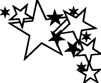 Star Clip Art Outline Black And White   Clipart Panda   Free Clipart