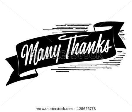 Thank You Clip Art Free  Give Thanks Clipart  Thanks Clipart  Many