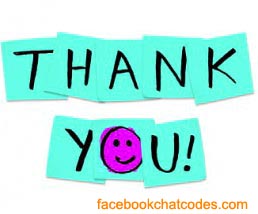 Thank You Image For Facebook Chat With Friends