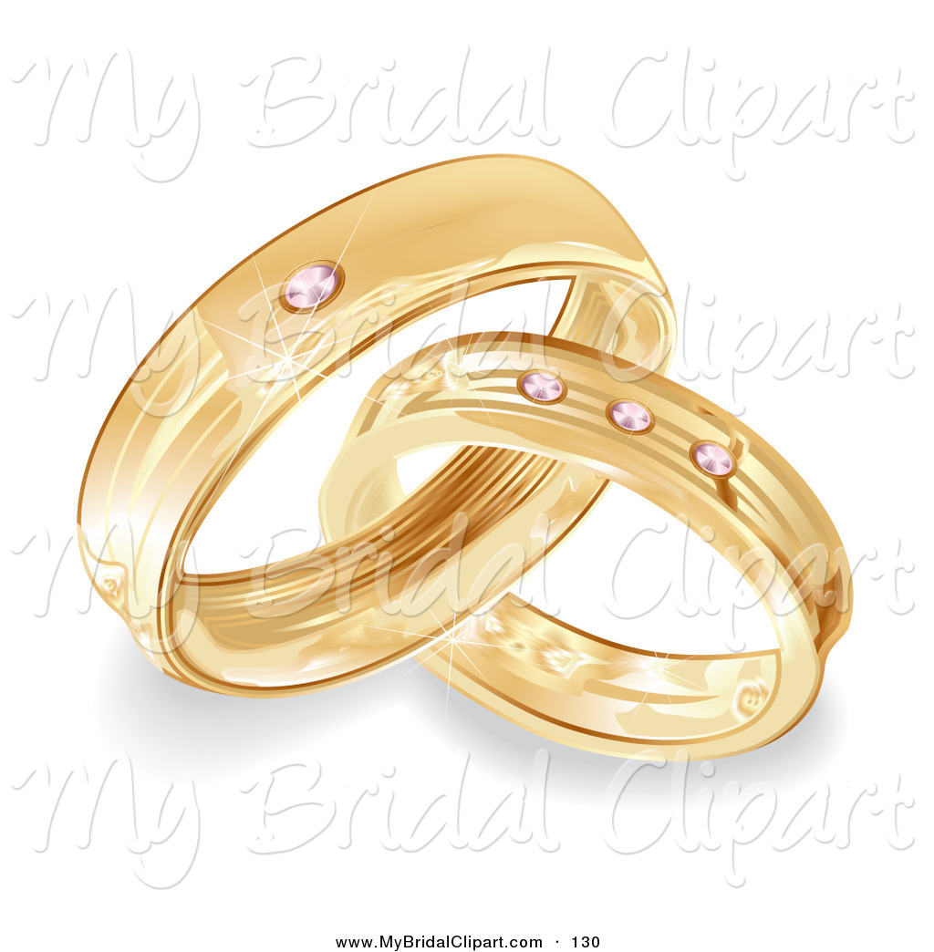 Unique Groom Wedding Rings With Bridal Clipart Of Gold Bride And Groom