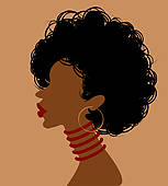 African Hairstyle Stock Illustrations   Gograph