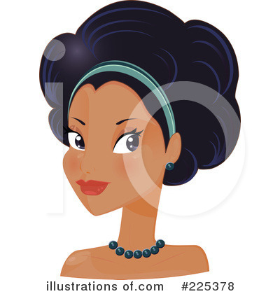 Afro Clipart  225378 By Melisende Vector   Royalty Free  Rf  Stock    