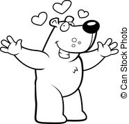 Cartoon Bear Hug   A Cartoon Illustration Of A Bear Ready To