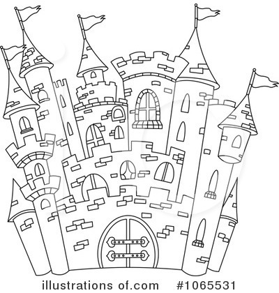 Castle Clipart  1065531   Illustration By Yayayoyo