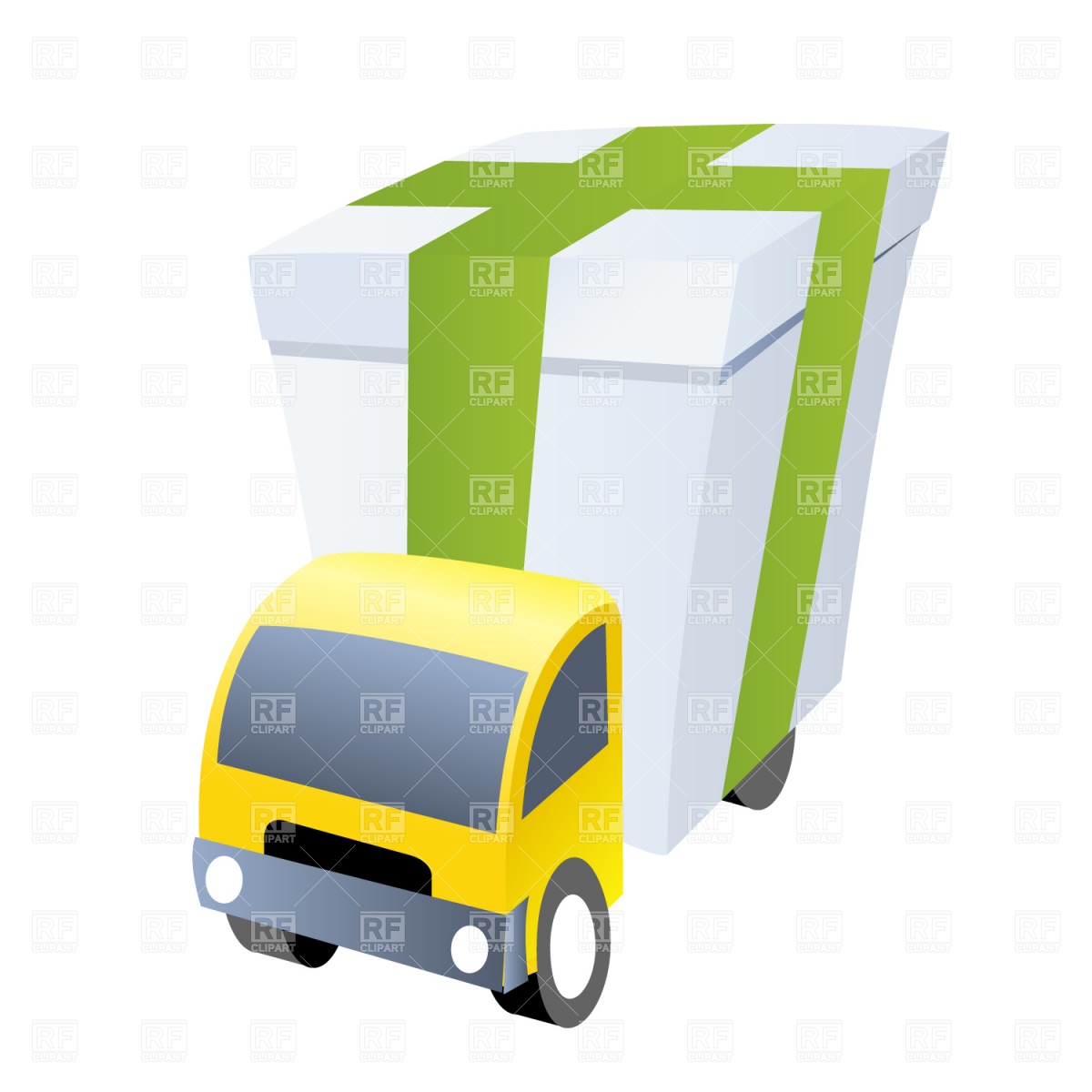 Delivery Truck 929 Download Royalty Free Vector Clipart  Eps