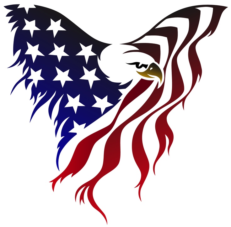Pictures Of Eagles With American Flag   Cliparts Co