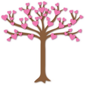 Pink Tree Clipart Love Clipart Image  Pink