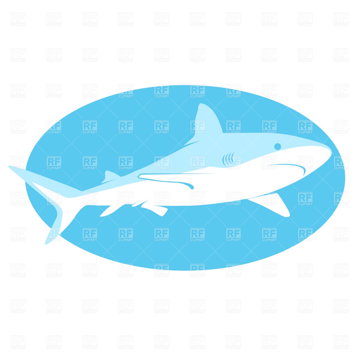 Plants And Animals   Shark Download Royalty Free Vector Clipart