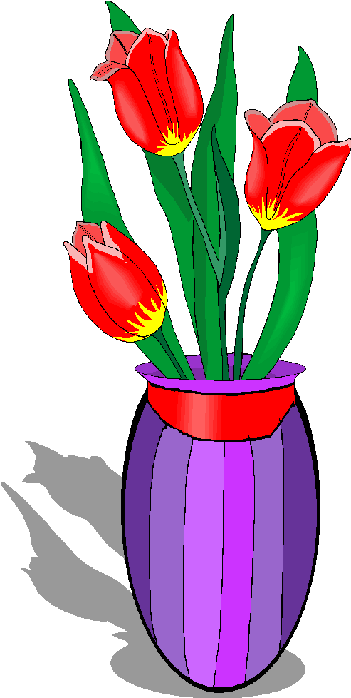 Red Tulips Flowers Clipart   Free Microsoft Clipart