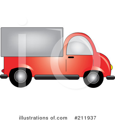 Royalty Free  Rf  Delivery Truck Clipart Illustration By Pams Clipart