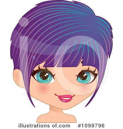 Royalty Free  Rf  Hairstyle Clipart Illustration  1099796 By Melisende