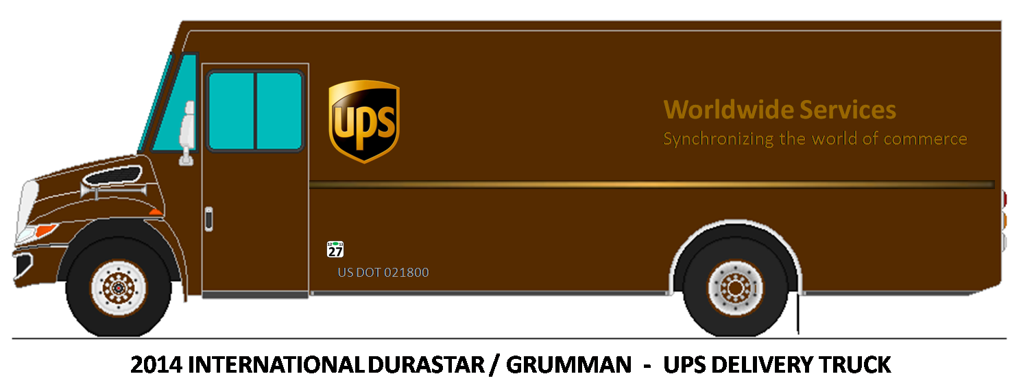 Ups Delivery Truck Clipart